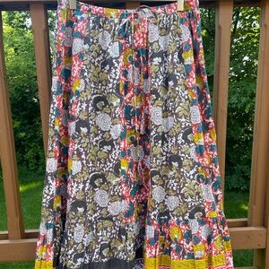 Velvet by Graham & Spencer Cottagecore Maxi Flower Skirt NWT